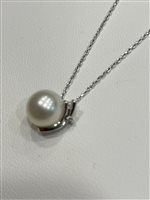 Halskette Nimei Dame in Weißgold Perla 0.04 Ct PCL1236 - PCL1236